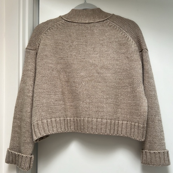 English Factory V-Neck Knit Cardigan & Matching Sweater Tank - Picture 7 of 9